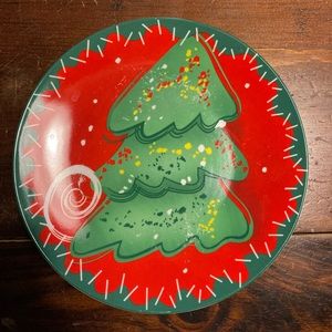 4 Holiday Plates